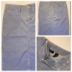 Express Corduroy Pencil Skirt size 3/4